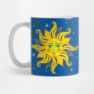 Vintage Hippie Sun Mug